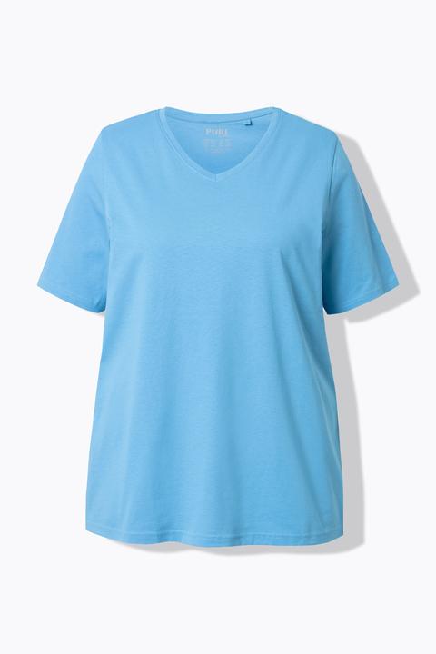 Produktbild Ulla Popken T-Shirts, 2er-Pack, V-Ausschnitt, Halbarm (42, 44)