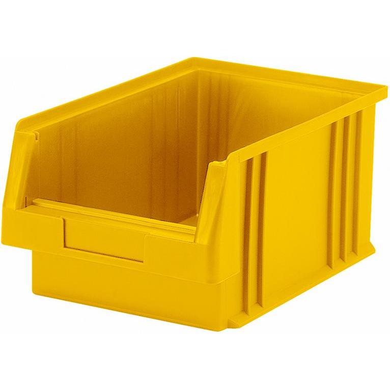 LA-KA-PE, Lagerbehälter, Sichtlagerkasten PLK L330xB213xH150mm PP gelb