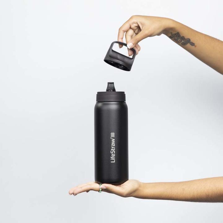 Produktbild LifeStraw Go Steel 1-Liter (nordic noir) (1 l)