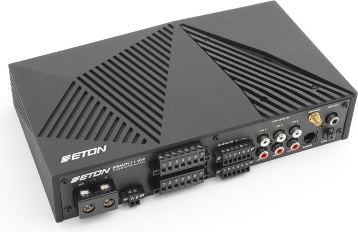 ETON Stealth 7.1 DSP - autoversterker 7-kanaals met DSP en sub-out