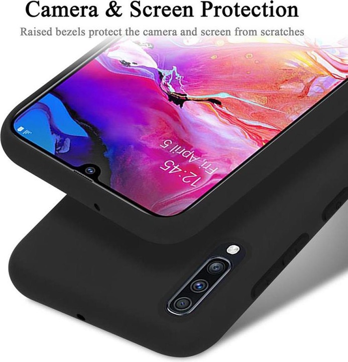 Produktbild Cadorabo TPU Liquid Silicone Case Cover (Samsung Galaxy A70, Samsung Galaxy A70S)