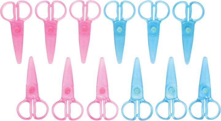 Image du produit Colorations Ciseaux en plastique, jeu de 12 (13 cm)