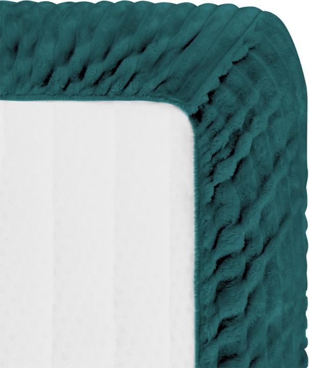 Actual product image Aspero Parana striped flannel fitted sheet - 9035 (180 x 200 cm)