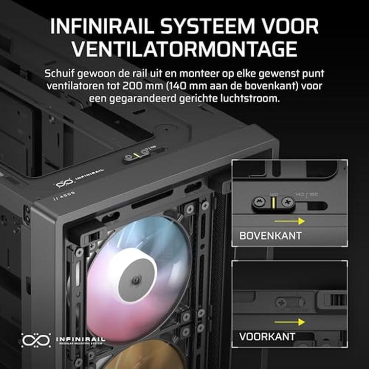 Produktbild Corsair Frame 4000D RS ARGB (Mini-ITX, ATX, E-ATX, mATX)