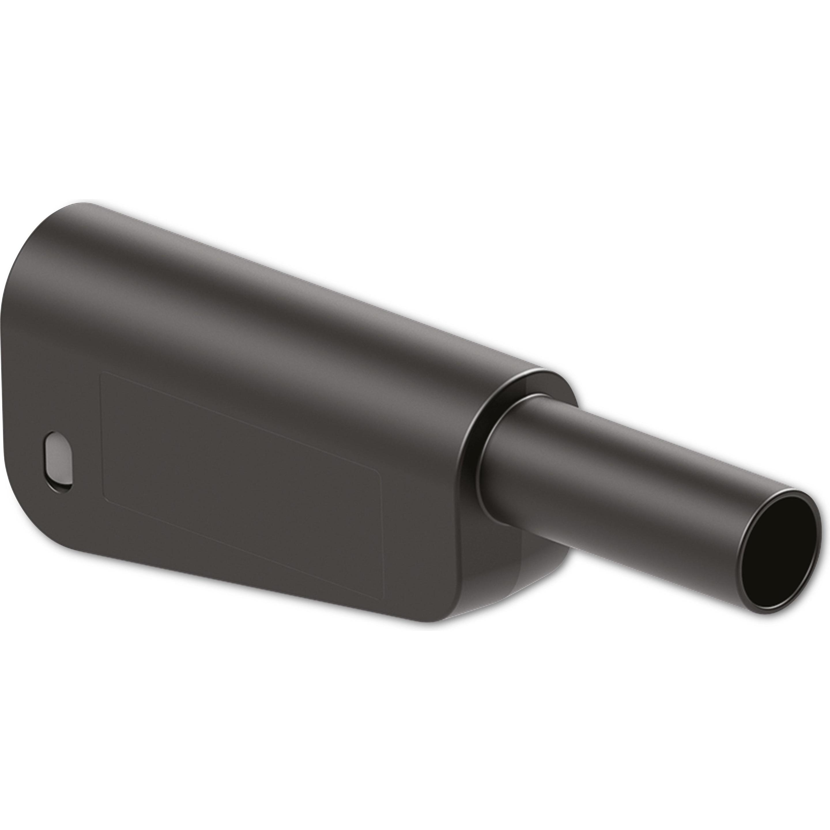 Thumbnail - Stäubli SLM-4A-46 Sicherheits-Lamellenstecker Stecker Stift-Ø: 4 mm Schwarz 1 St, Elektronikkabel + Stecker, Schwarz