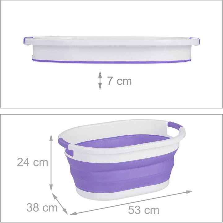 Produktbild Relaxdays Wäschekorb (24 l)