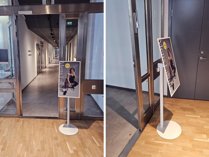 Image du produit Multibrackets Bodenständer 1x, von 7"-30", Stahl/Aluminium