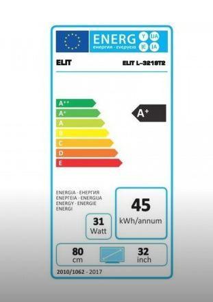 Energy Label Elit L-3219T2 (32", LED, HD ready)