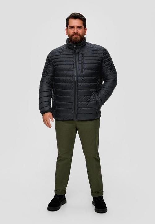 Produktbild s.Oliver Outdoor-Jacke Steppjacke mit Label-Patch (5XL)