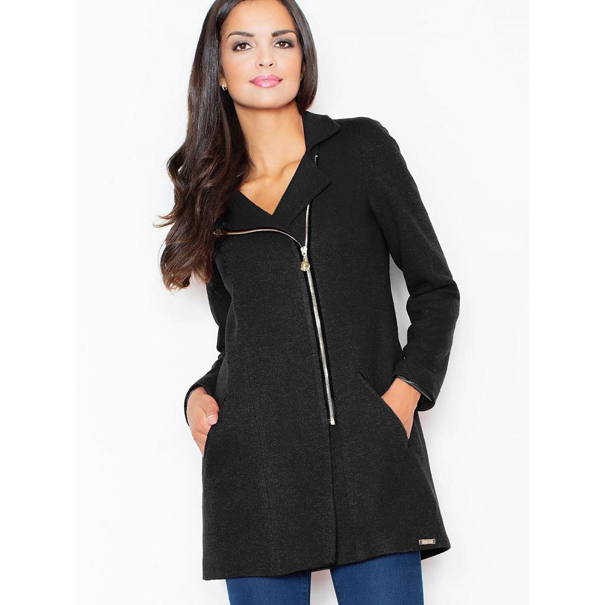 Figl, Damen, Jacke, Mantel model (S), Schwarz, S