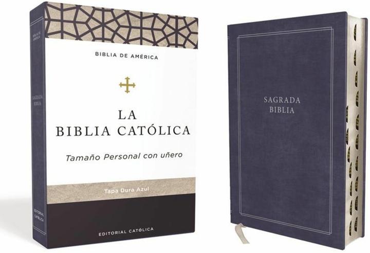 Produktbild Biblia Católica, Tapa dura, Azul, Tamaño personal con uñero (Spanisch, Editorial Católica, La Casa de la Biblia, 2023)