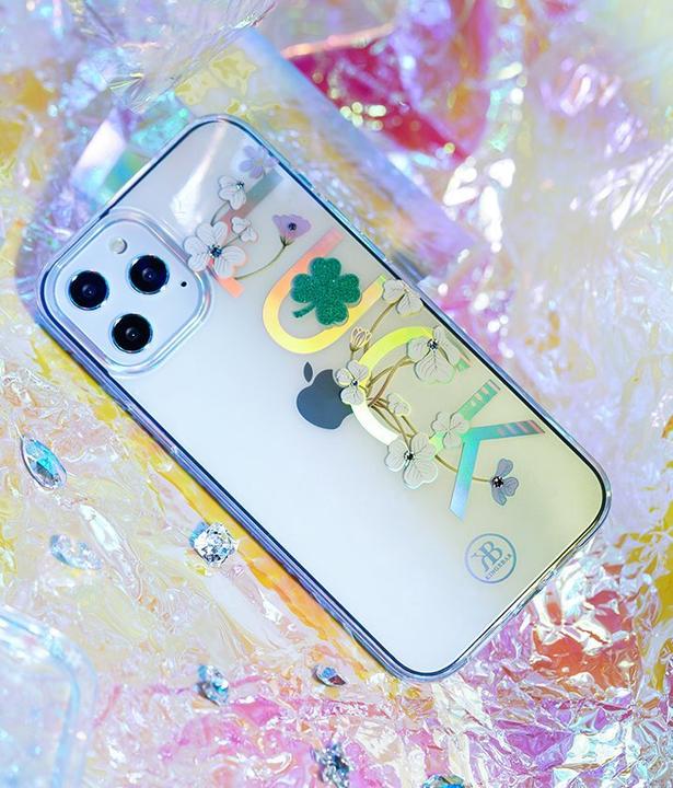 Produktbild Kingxbar Lucky Series case decorated with original Swarovski crystals iPhone 12 mini transparent (Cl (Apple iPhone 12 mini)