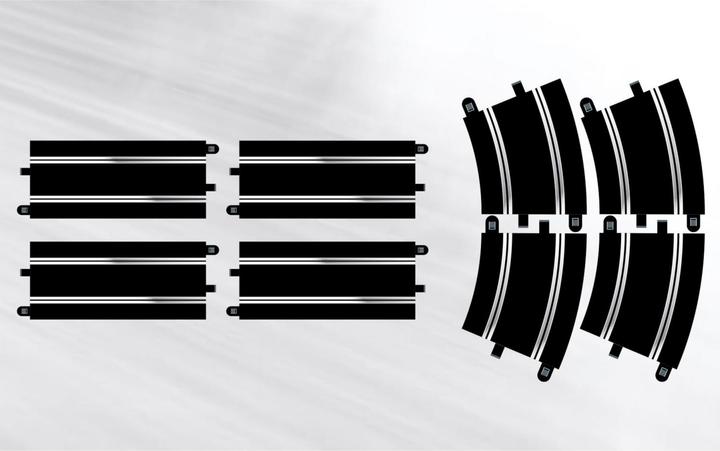 Actual product image Scalextric R3 Curves - SCX Track Extension Pack 7