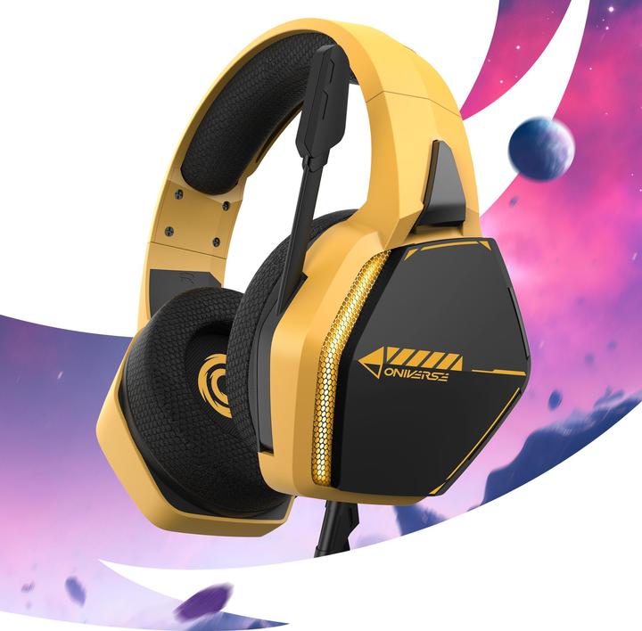 Produktbild Oniverse Gaming Headset Nebula - Solarfire Yellow (Kabelgebunden)