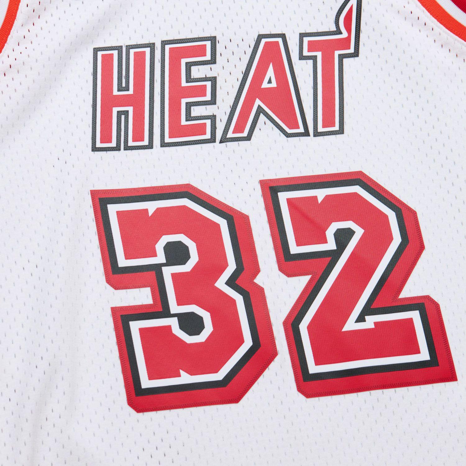 Thumbnail - Mitchell & Ness, Herren, Sportshirt, Swingman Mesh Jersey Miami Heat 2007 Shaquille O'Neal - M (M), Weiss, M