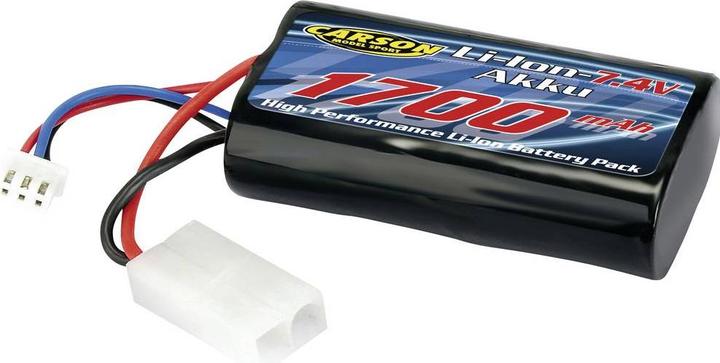 Produktbild Carson LiPo Pack Li-Ion Akku 7,4V/1700 mAh (7.40 V, 1700 mAh)