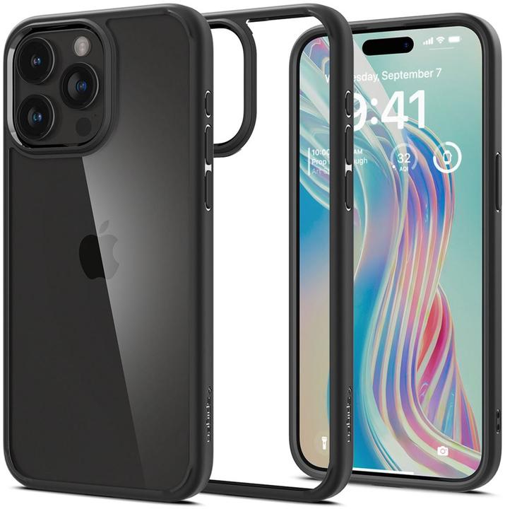 Actual product image Spigen Ultra Hybrid iPhone 15 Pro Max 6.7" czarny/matte black ACS06570 (Apple iPhone 15 Pro Max)
