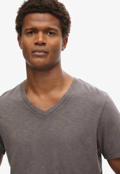 Produktbild Superdry T-Shirt aus Flammgarn mit V-Ausschnitt (M)