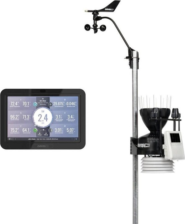 Produktbild Davis Vantage Pro 2 Plus 6262 EU Funk-Wetterstation Wind Regen UV Solar