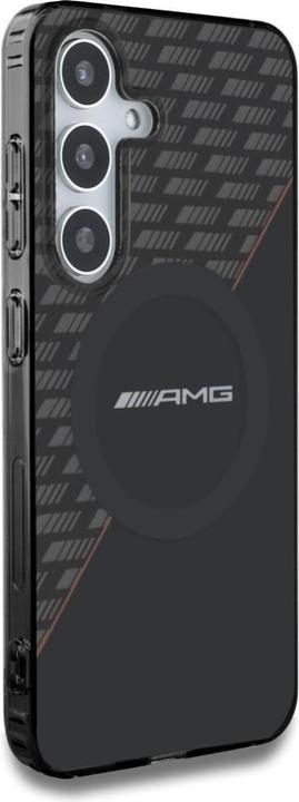 Produktbild Mercedes AMG Double Layer Rhombs MagSafe Case for Samsung Galaxy S25+ - Black/Red (Samsung Galaxy S25+)