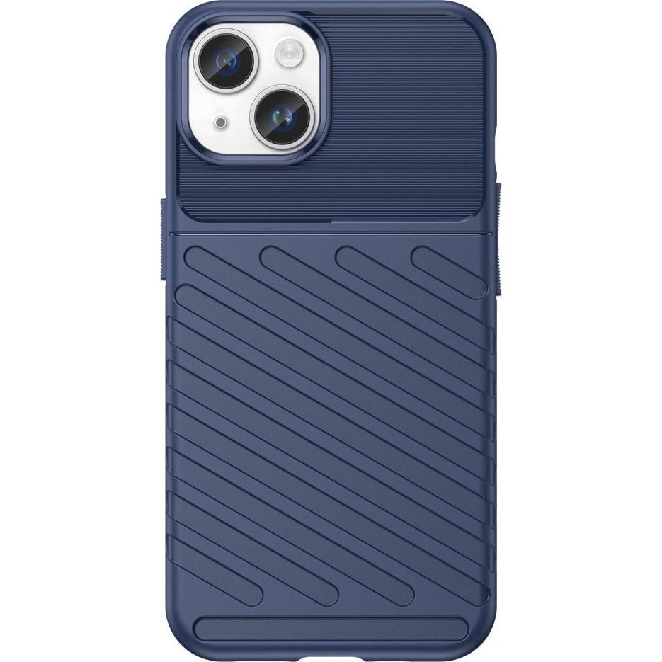 Thumbnail - Hurtel Thunder Case iPhone 14 Plus blue armored case (Apple iPhone 14 Plus), Smartphone Hülle, Blau
