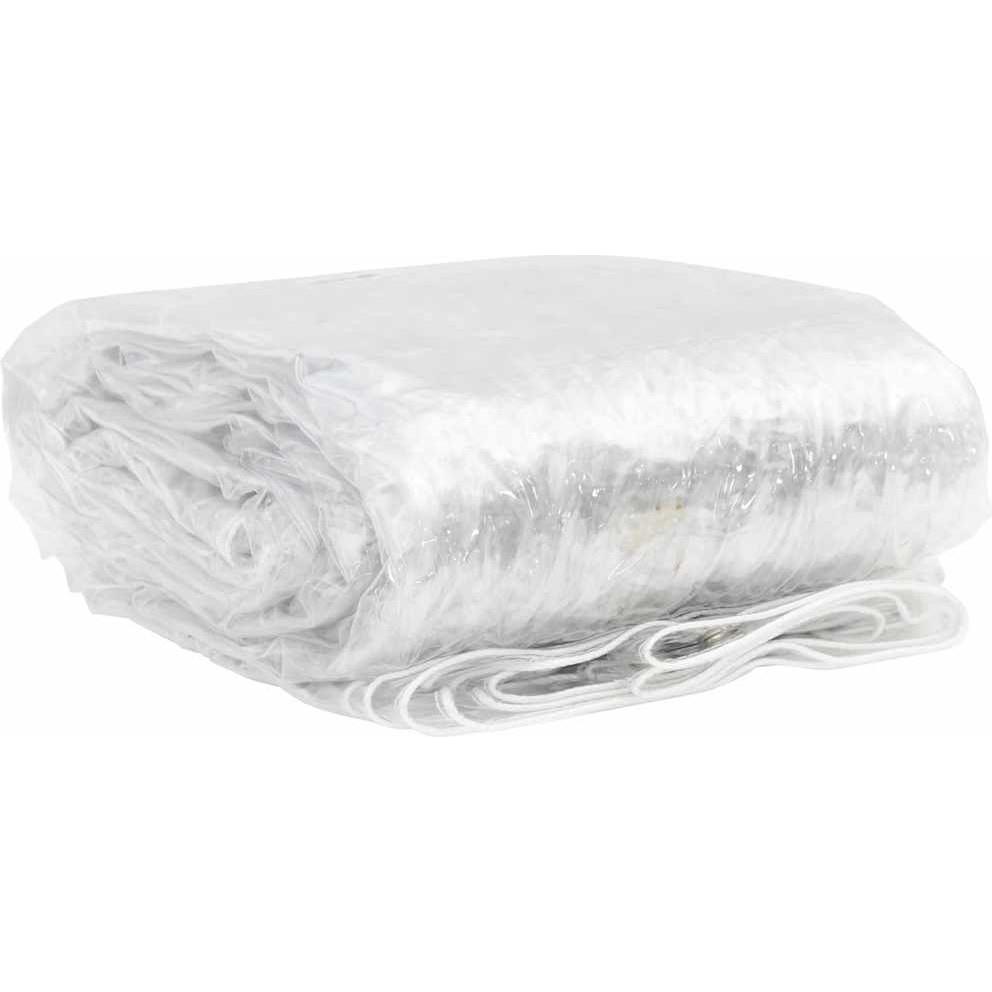 Thumbnail - VidaXL, Abdeckplane, Transparente Plane mit Ösen 4x12 m PVC durchsichtige Plane