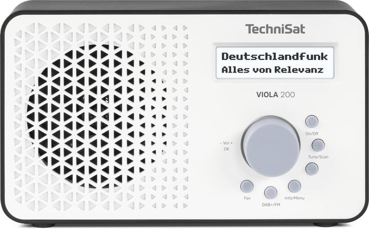 Actual product image TechniSat VIOLA 200 weiss/schwarz (DAB+, FM)