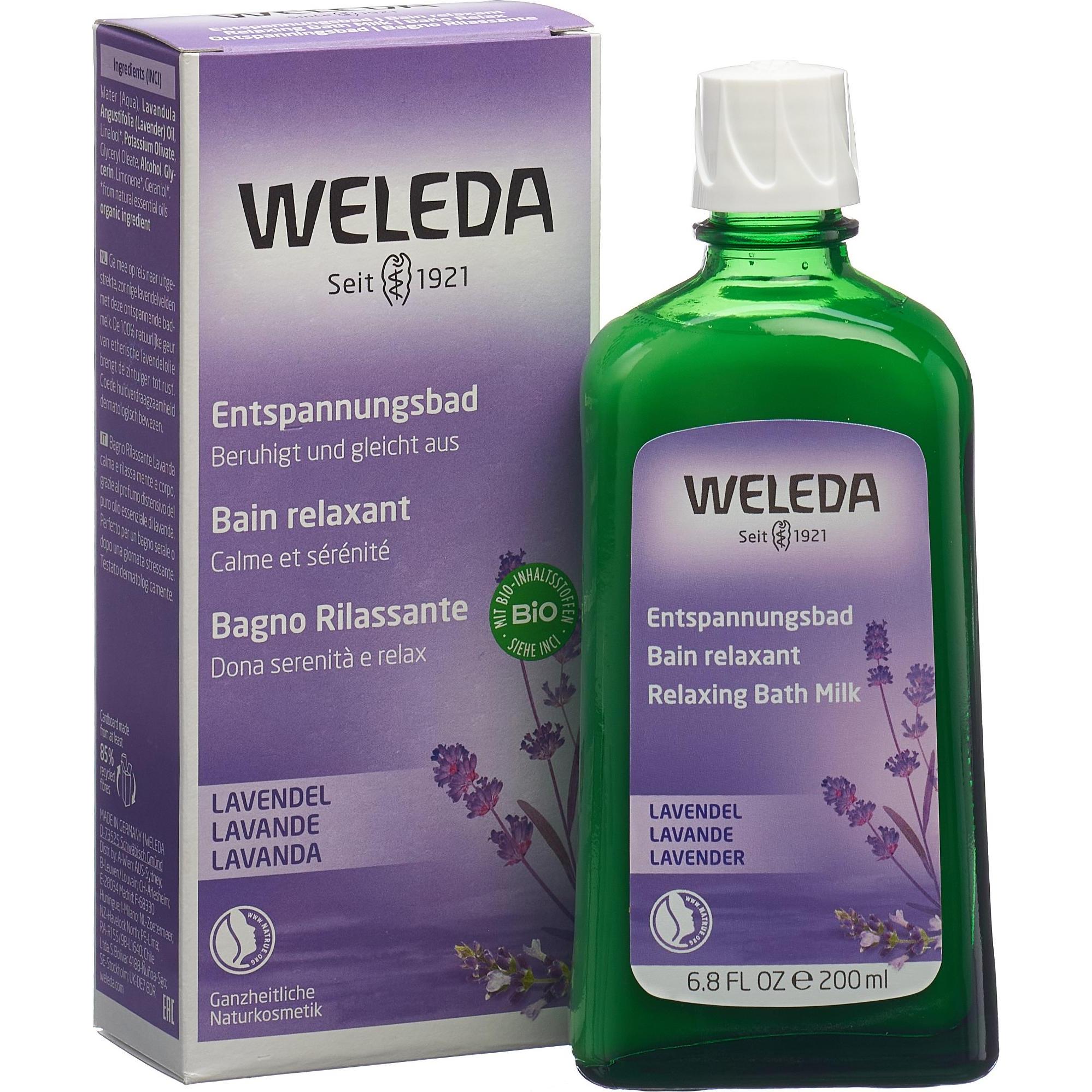 Thumbnail - Weleda, Badezusatz, Lavendel Entspannungsbad (200 ml, Badeöl)