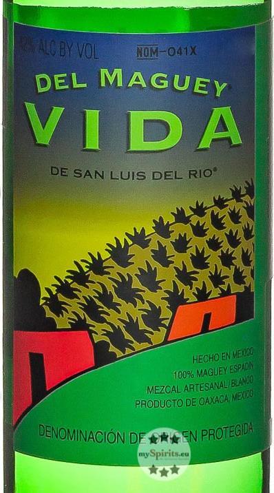 Actual product image Del Maguey Vida Mezcal (1 x 70 cl)