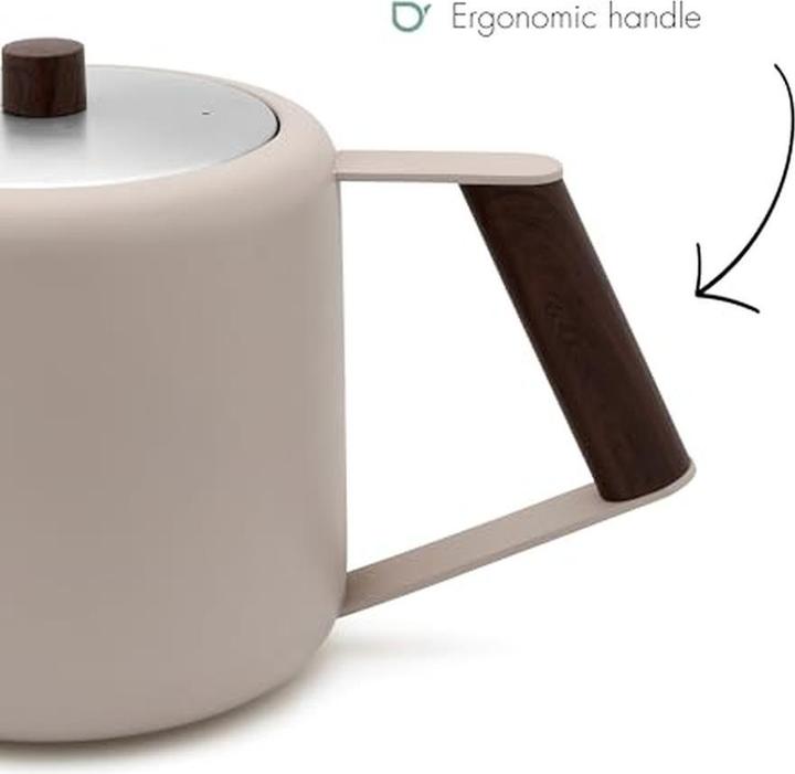 Actual product image Bredemeijer Teapot Design Boston 1.1l beige brown 111018 (1.10 l)