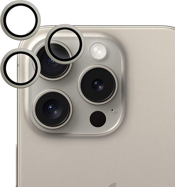 Image du produit Epico Protecteur de lentille en aluminium (1 pcs, Apple iPhone 15 Pro, Apple iPhone 15 Pro Max)