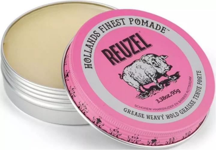 Produktbild Reuzel - Pink Heavy Hold Grease Pomade 113 ml (Haarwachs, 95 ml)