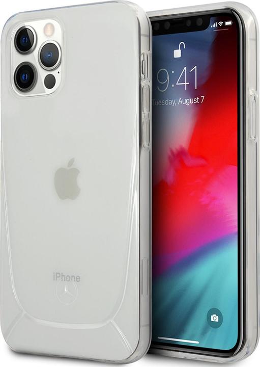 Actual product image Mercedes MEHCP12MARCT iPhone 12/12 Pro 6.1-inch clear hard case with transparent line (Apple iPhone 12 Pro)