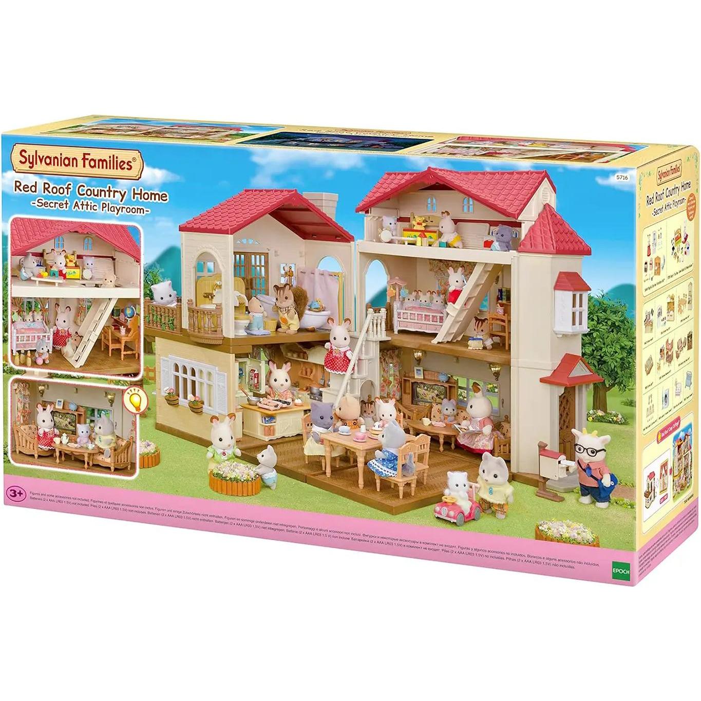 Thumbnail - Sylvanian Families Sylva Red Roof Country Home Geschenkset