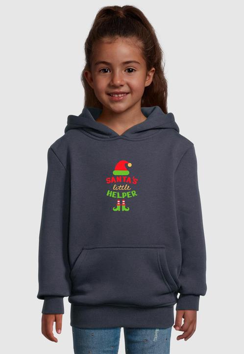 Produktbild Merchcode Kids Christmas Santa's Little Helper Hoody - 182089 (122, 128)