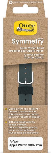 Actual product image OtterBox Symmetry Cactus Leather Watch Band for Apple Watch 9/8/7 45mm (42 mm, 44 mm, 45 mm, Vegan Leather)