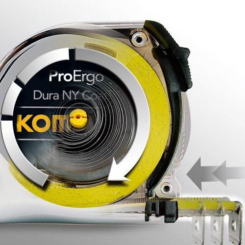 Actual product image Komelon Measuring tape 8m (PEC85), ProErgo-C