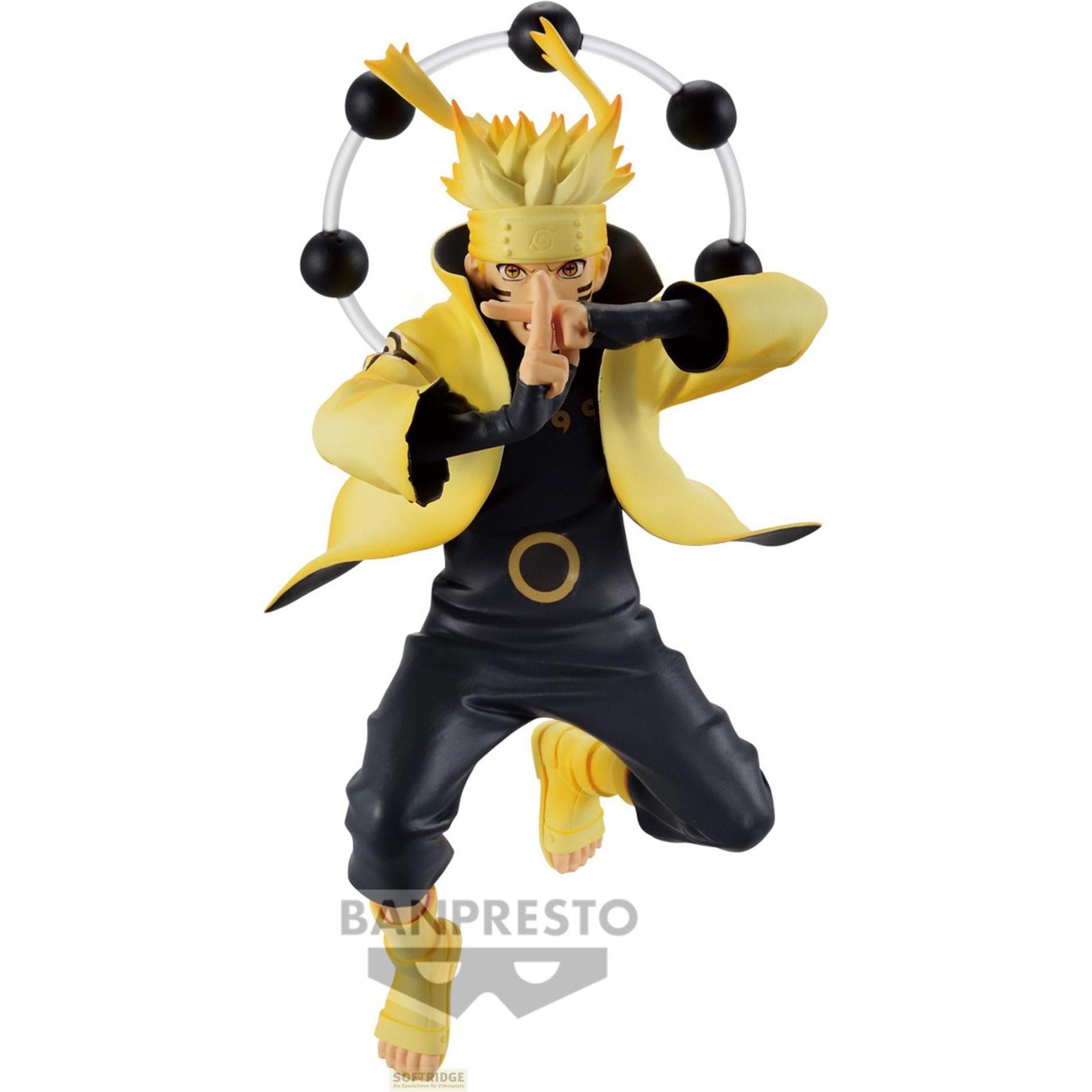 Banpresto Naruto Shippuden - Vibration Stars - Naruto Uzumaki V Statue 14cm