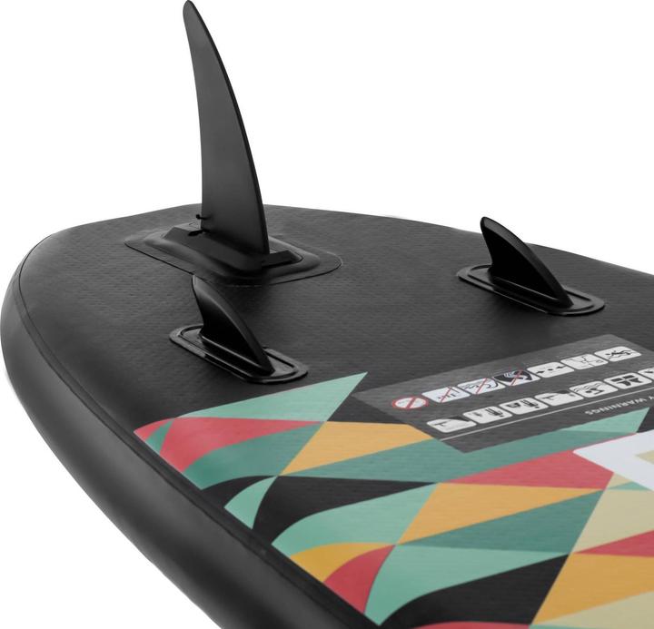 Actual product image Gymrex Inflatable SUP Board - 110 kg - inflatable - black (10'4")