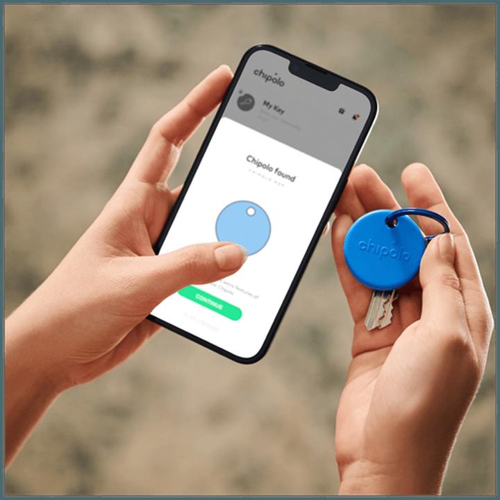 Produktbild Chipolo POP Schwarz/Weiss/Rot/Blau - 8-Pack