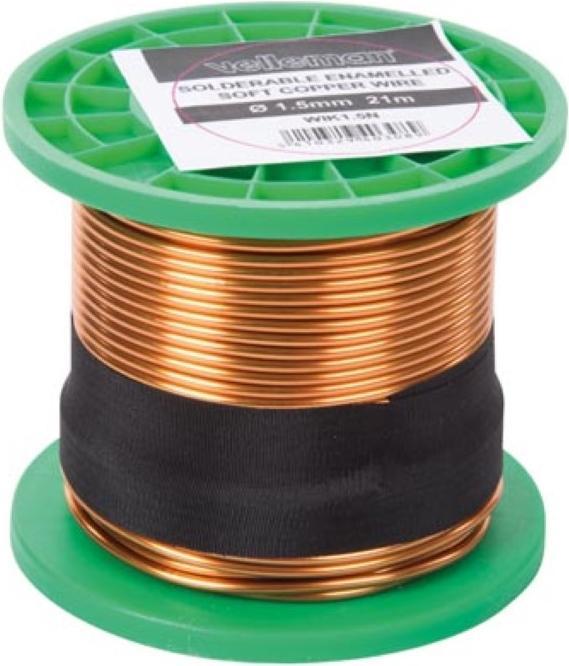 Velleman Fil de bobinage Ø1.5Mm 21M 0.2 Ohm (21 m)