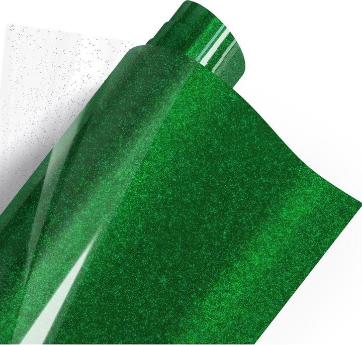 Produktbild Poli-tape Aufbügelfolie Pearl Glitter, 30.5 x 61 cm, Grün (100 g/m², 1x)