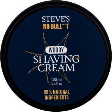 Steve´s No Bull***t Woody Shaving Cream (100 ml, Rasiercreme)