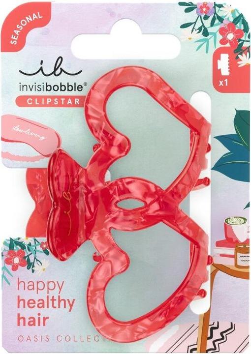 Invisibobble Clipstar M Oasis Lover's Nest Heart Shaped Hair Clip Stylish (1 pcs.)