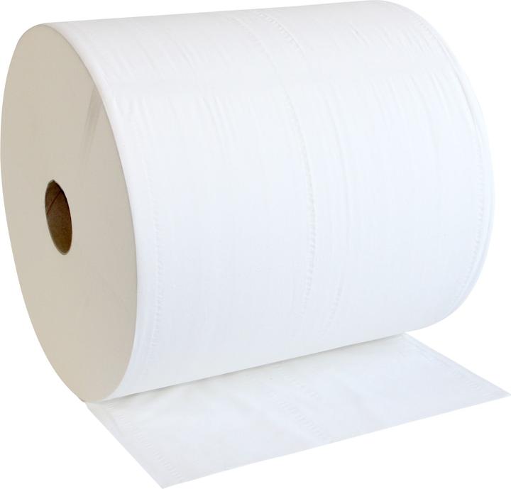 Produktbild Wipex Putzpapier 4-lagig, weiss, Rolle a 1000 Tücher, 38x36cm, lösemittelbeständig