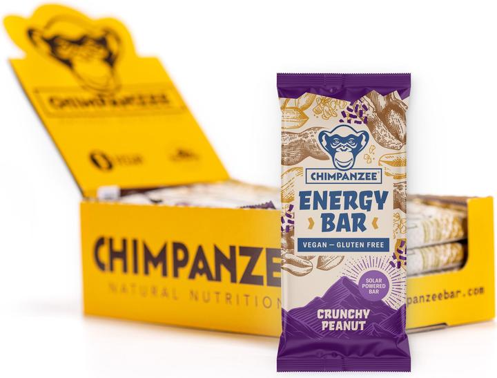 Chimpanzee Energy Bar (Crunchy Peanut, 15 Stk., 825 g)