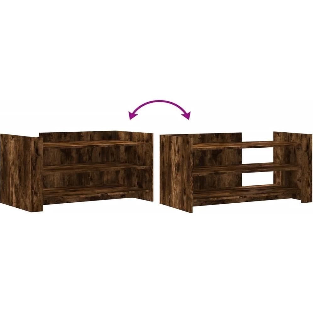 VidaXL, Couchtisch + Beistelltisch, Unai (100 x 50 x 50 cm)