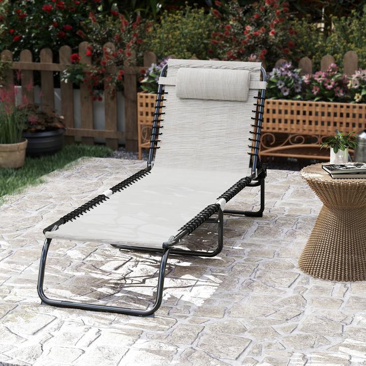 Actual product image Outsunny Folding lounger (197 cm)