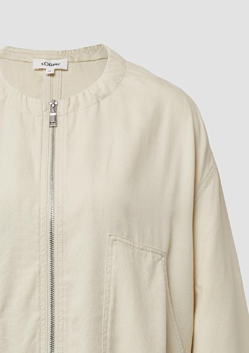 Actual product image S.Oliver Indoor-Jacke Blouson im Relaxed Fit mit 3/4-Ärmeln (38)
