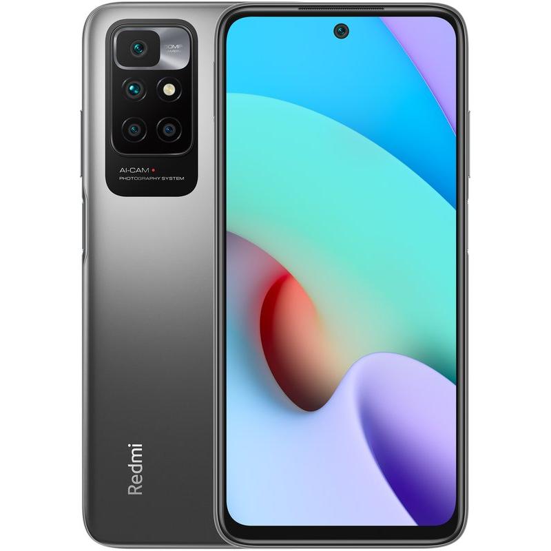 Xiaomi REDMI 10 64GB 4GB 6.5" DUAL SIM CARBON GREY (64 GB, Grey, Grau, 6.50", Dual SIM, 5G), Smartph